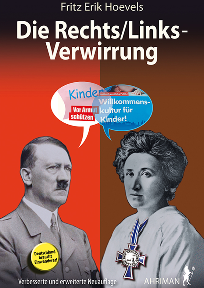 Buchcover: Die Rechts/Links-Verwirrung von Fritz Erik Hoevels - 2. Auflage